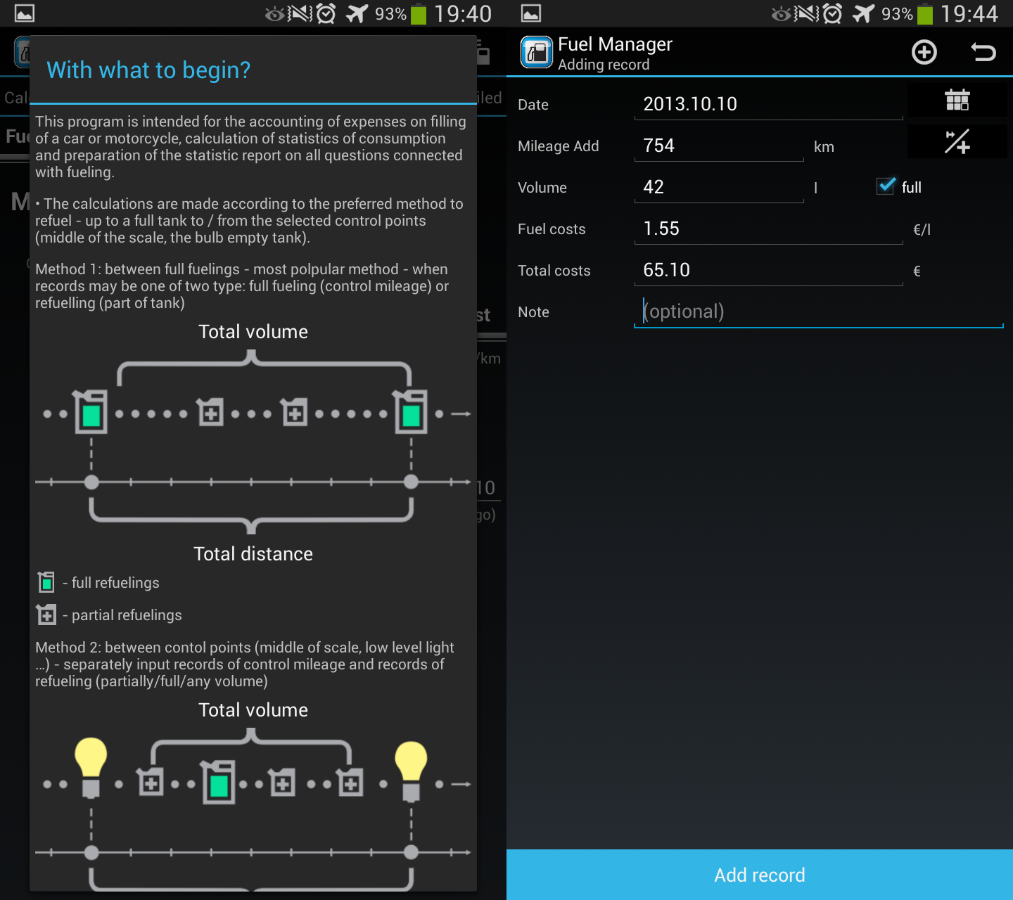 Fuel Manager